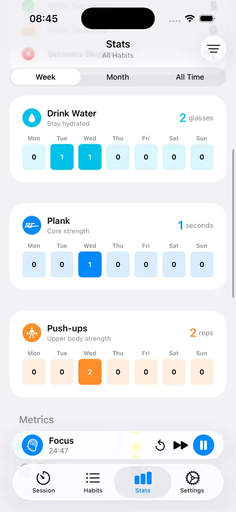 Habit Focus screenshot