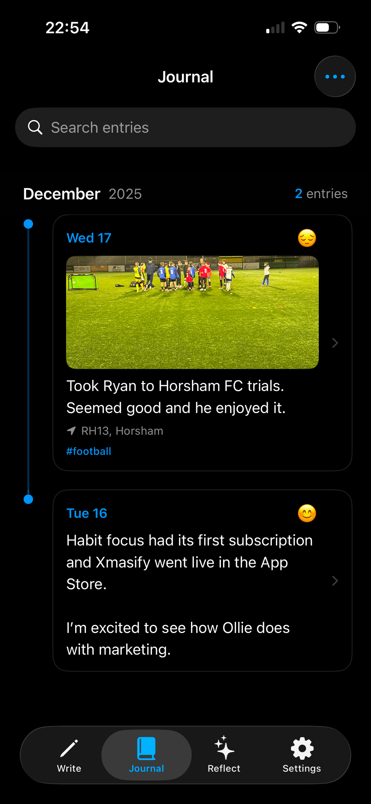 Reflect screenshot 3