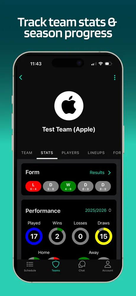 Lineup screenshot 4