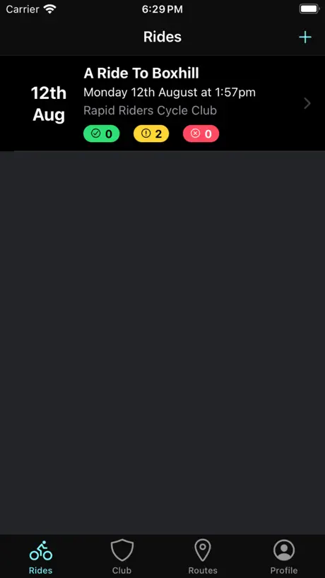 MyVelo screenshot