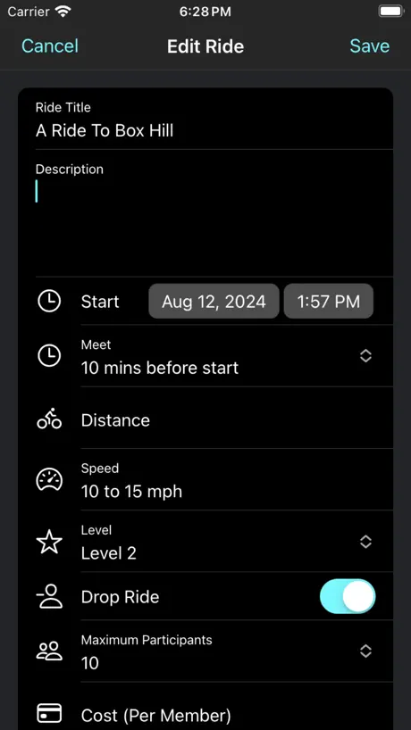 MyVelo screenshot 4