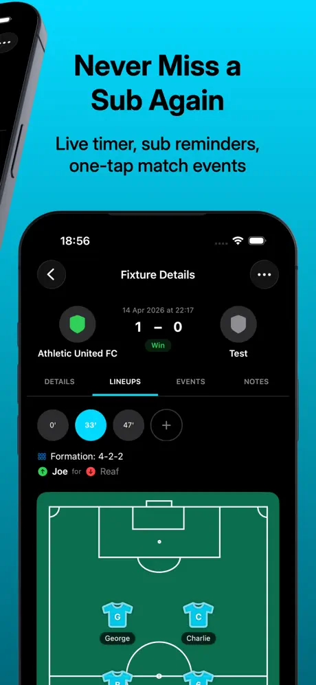 Touchline screenshot 3
